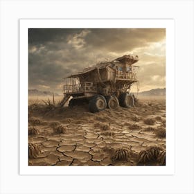 Desert Truck 3 Art Print