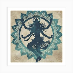 Hindu Goddess Art Print