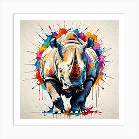 Rhino 2 Art Print