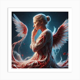 Angel Of Death 1 Art Print