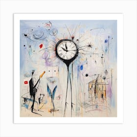 Clock Art Print