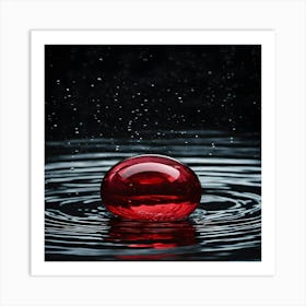 Water Droplet 1 Art Print