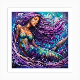 Mermaid 1 Art Print