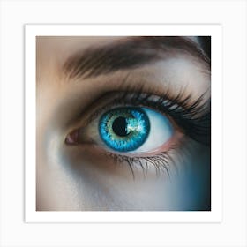 Blue Eye 11 Art Print