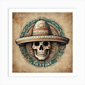 Mexican Skull 65 Art Print