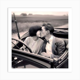 Dating Automotive Style-1928 ~Reimagined 26 Art Print