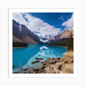 Beautiful Lake Banff Art Print