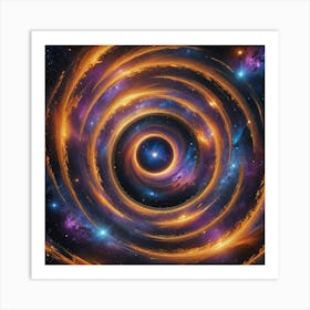 Alien Wormhole 2 Art Print