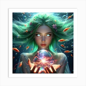 Mermaid 32 Art Print