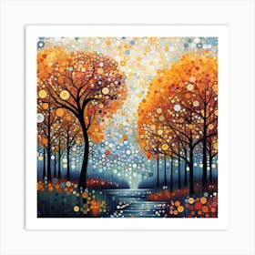 Autumn Trees 7 Art Print