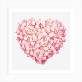 Heart Of Popcorn Art Print