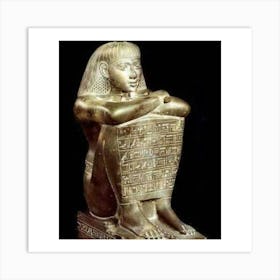 Egyptian Statue 14 Art Print