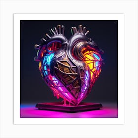 Heart Of A Machine 1 Art Print