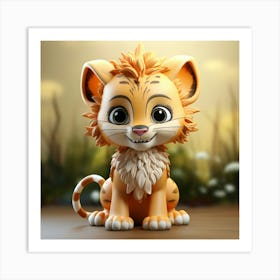 Lion Cub 31 Art Print