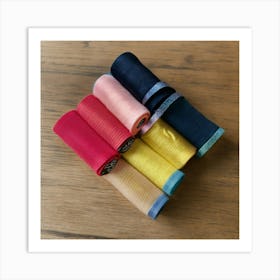 Foldover Elastic Hair Ties Boutique Product Photo (1) Art Print