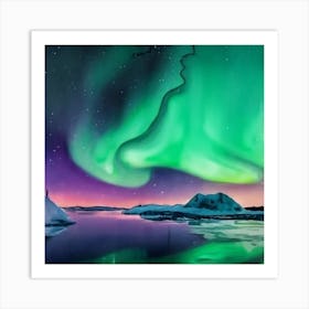 Magic Aurora Borealis Art Print