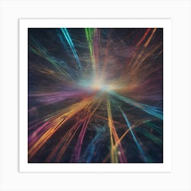 Abstract Space Background 7 Art Print