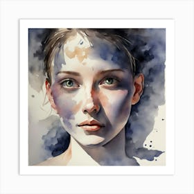 Portrait Of A Woman 7 Art Print