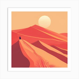 Desert Landscape 10 Art Print