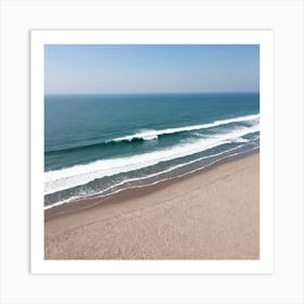 Aerial View Of A Beach 7 Art Print