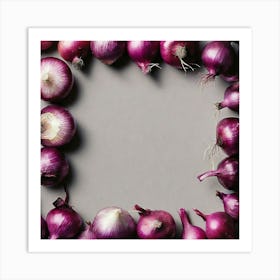 Onion Frame 4 Art Print