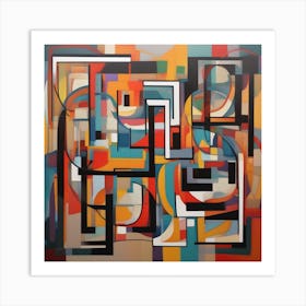 Modern Abstract Art 2 Art Print