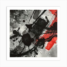 Abstract Lithograph This Artwork Is Inspired By The art print painting 4 Art Print