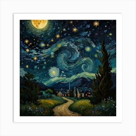 Starry Night 18 Art Print