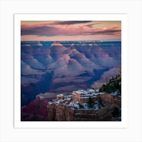 Grand Canyon At Sunset Art Print