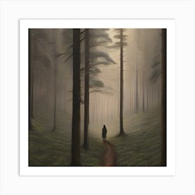 Walk In The Woods Art Print