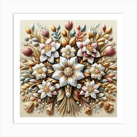 Bouquet Of Flowers 7 Art Print