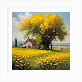 Little House in the Prairie 2 Art Print