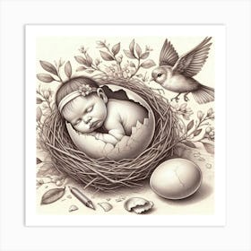 Sweet baby 6 Art Print