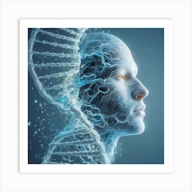 Man of Dna Art Print