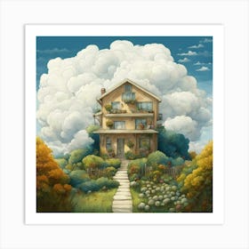 House In The Clouds 1 Art Print