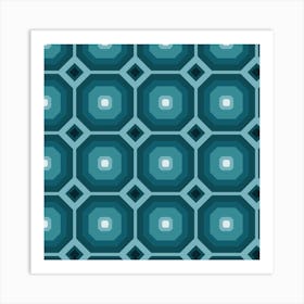 Modern Retro Pattern 26 Art Print