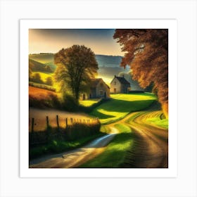 Country Road 15 Art Print