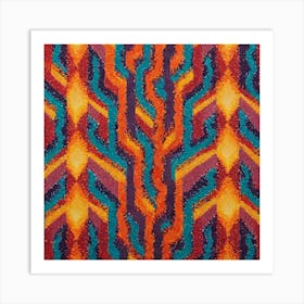 Chevron Pattern Art Print