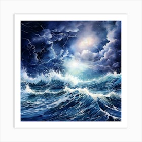 Stormy Sea 2 Art Print