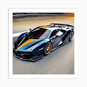 Lamborghini Huracan 32 Art Print