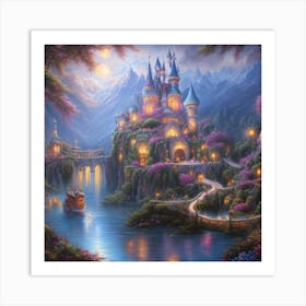 Cinderella'S Castle Art Print