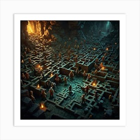 Labyrinth 7 Art Print