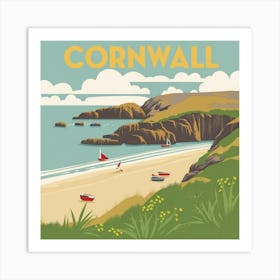 Cornwall Coast Art Print