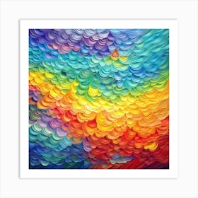 Abstract Colorful Abstract Painting 10 Art Print