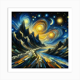 Starry Night 1 Art Print