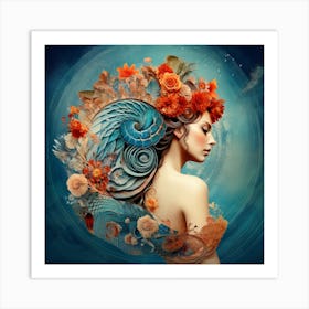 Mermaid 12 Art Print