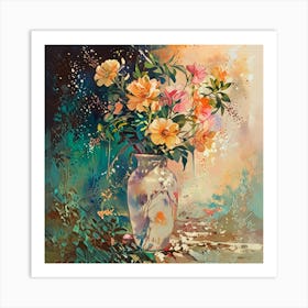 Leonardo Anime Xl Oil Painting A Vibrant Impressioniststyle Pa 1 Art Print