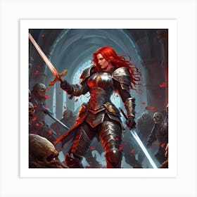 Elven Warrior Art Print