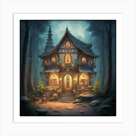 House In The Woods 7 Art Print