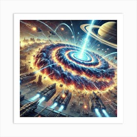 Graviton Maelstrom Singularities 1024x1024 Art Print